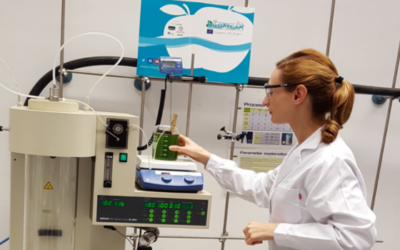 Sušenje mikroalg v CARTIF-ovih laboratorijih